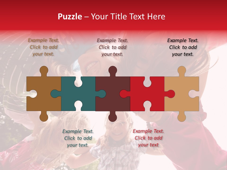 Lebensfroh Kopf Kind PowerPoint Template