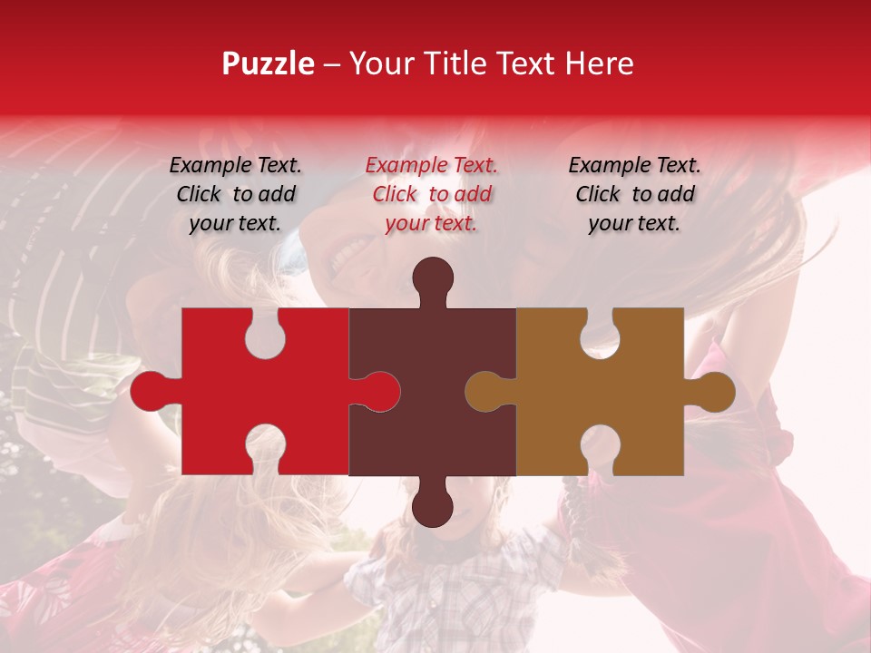 Lebensfroh Kopf Kind PowerPoint Template