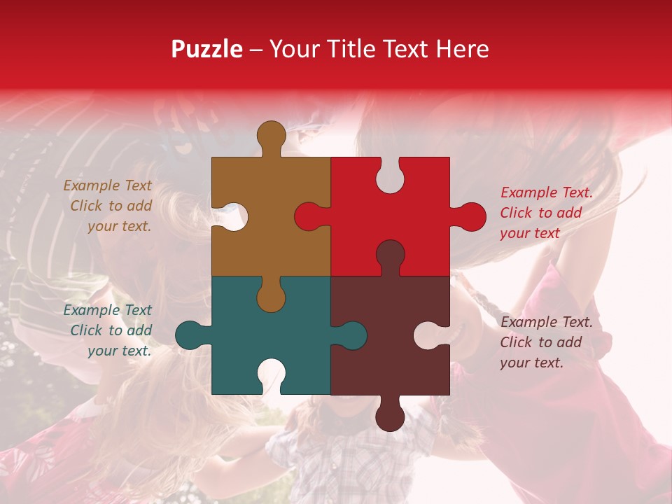 Lebensfroh Kopf Kind PowerPoint Template