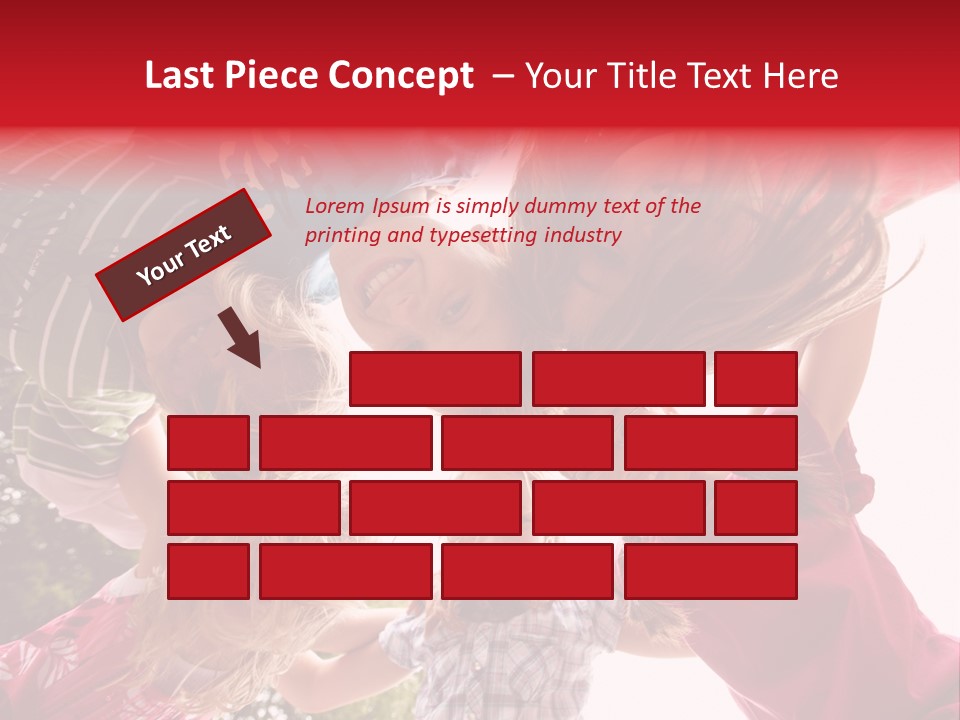 Lebensfroh Kopf Kind PowerPoint Template