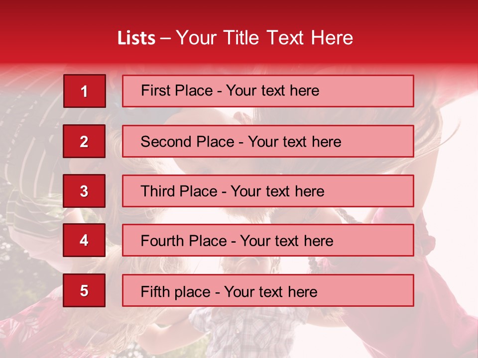Lebensfroh Kopf Kind PowerPoint Template