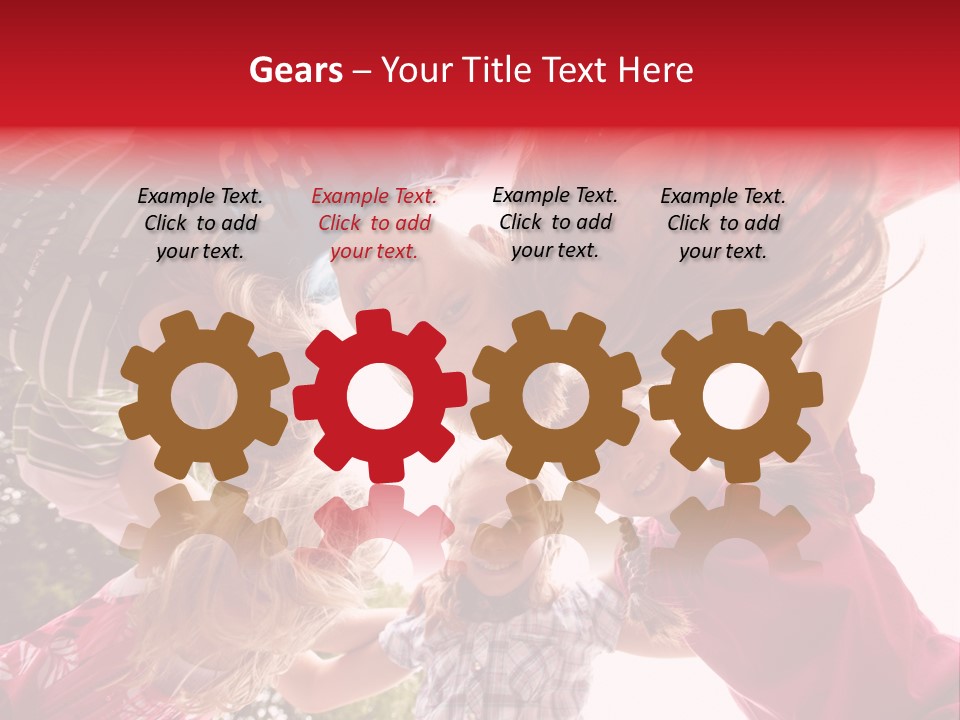 Lebensfroh Kopf Kind PowerPoint Template