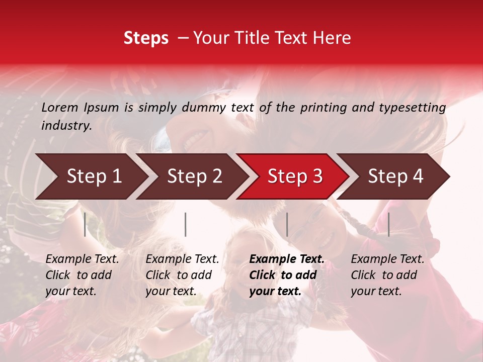 Lebensfroh Kopf Kind PowerPoint Template