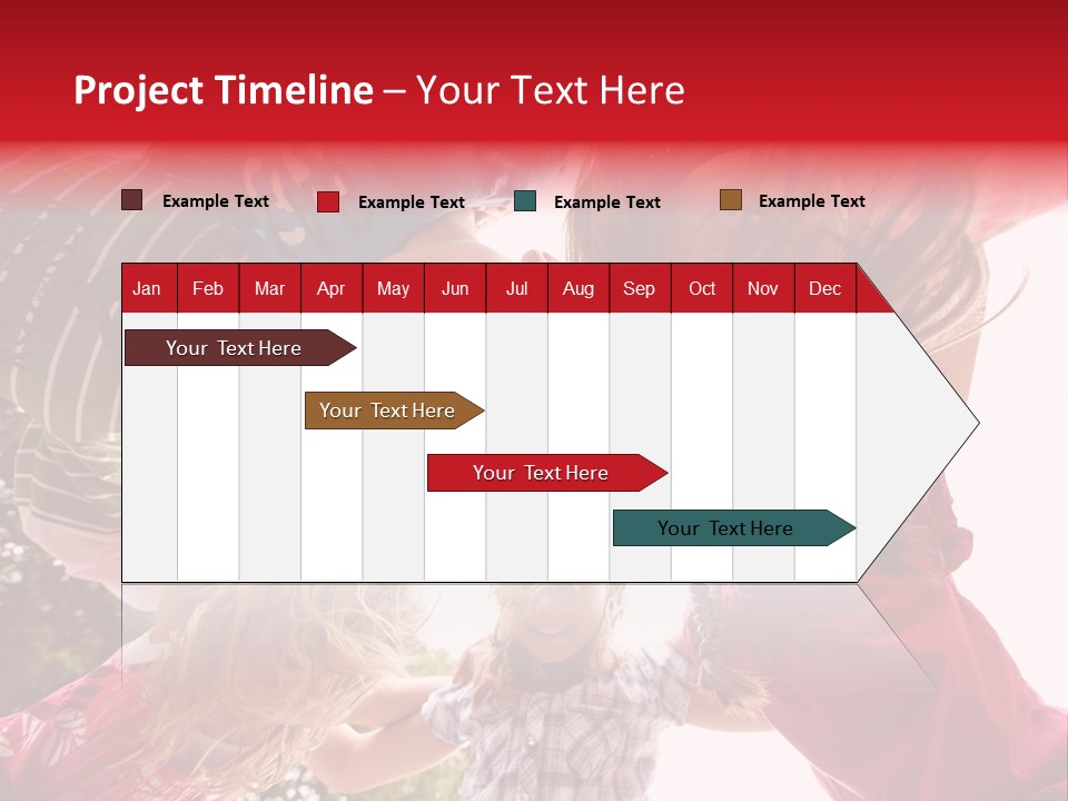 Lebensfroh Kopf Kind PowerPoint Template