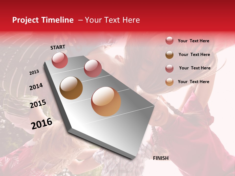 Lebensfroh Kopf Kind PowerPoint Template