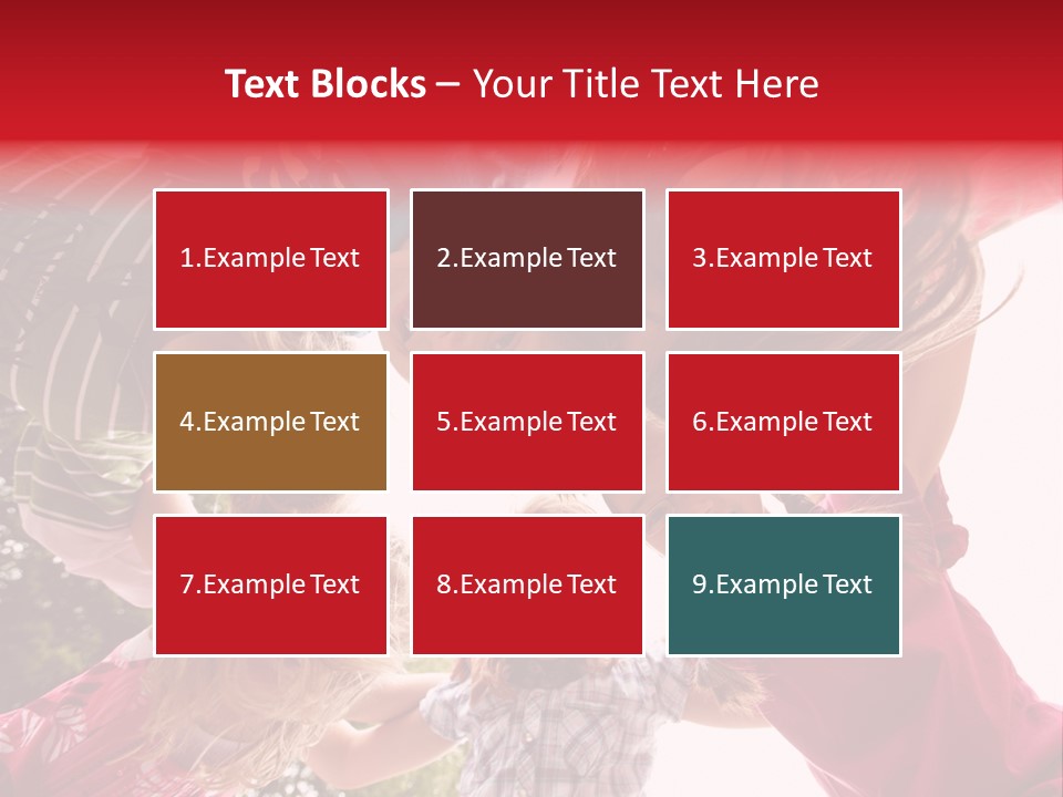 Lebensfroh Kopf Kind PowerPoint Template