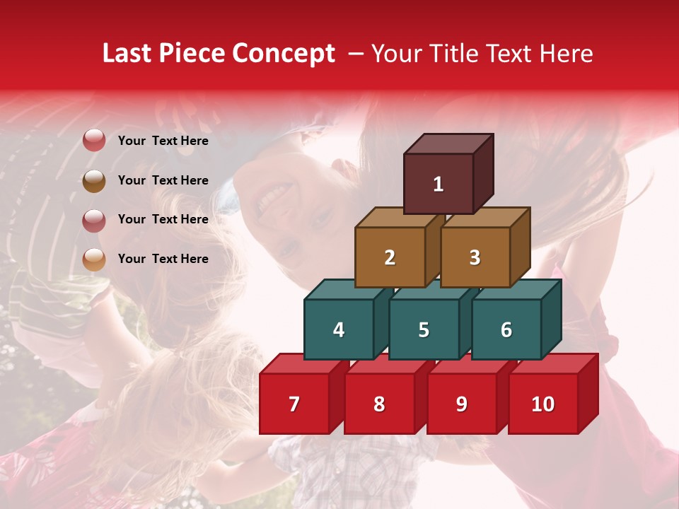 Lebensfroh Kopf Kind PowerPoint Template