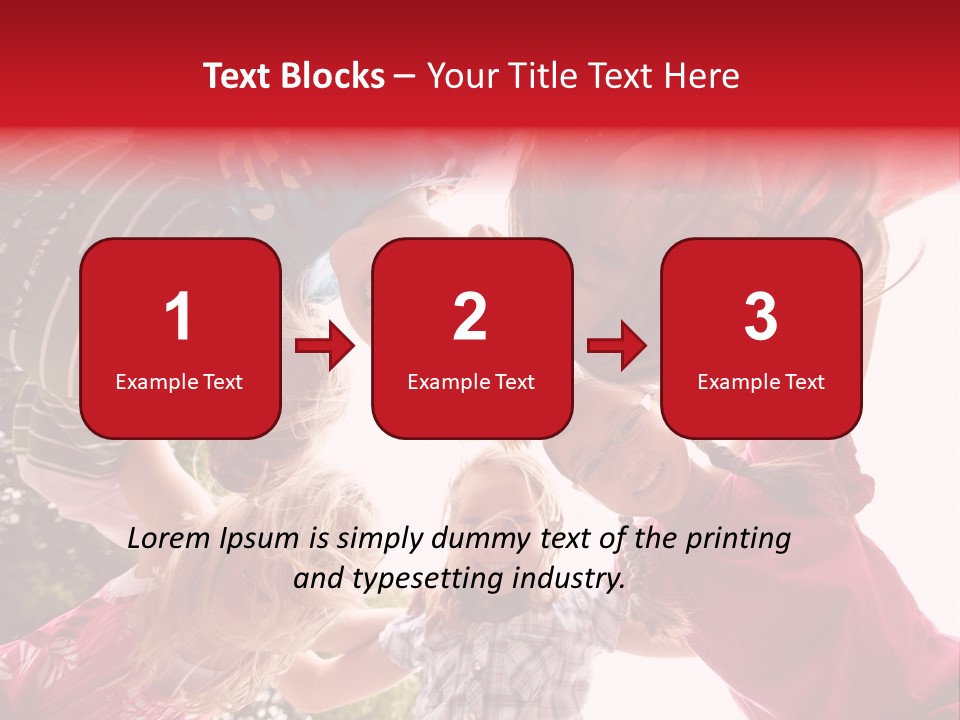 Lebensfroh Kopf Kind PowerPoint Template