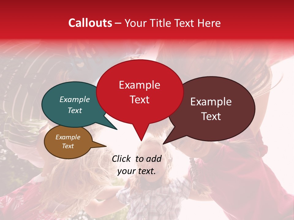 Lebensfroh Kopf Kind PowerPoint Template