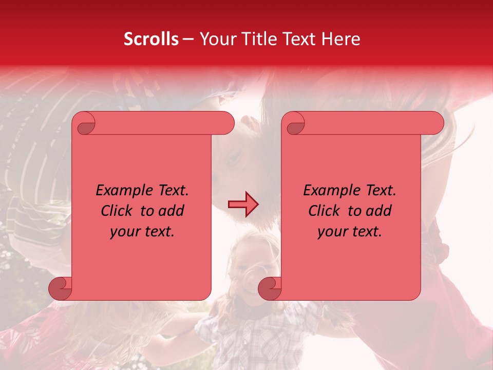 Lebensfroh Kopf Kind PowerPoint Template