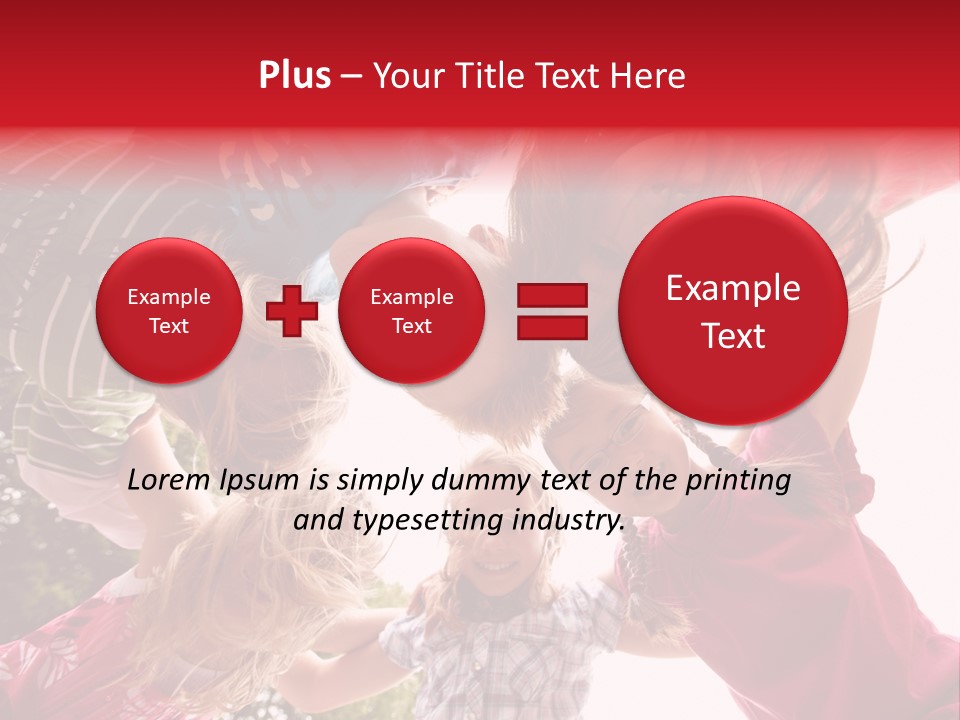 Lebensfroh Kopf Kind PowerPoint Template