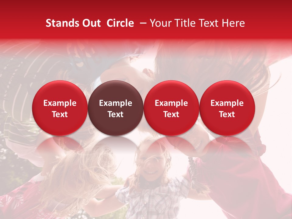 Lebensfroh Kopf Kind PowerPoint Template