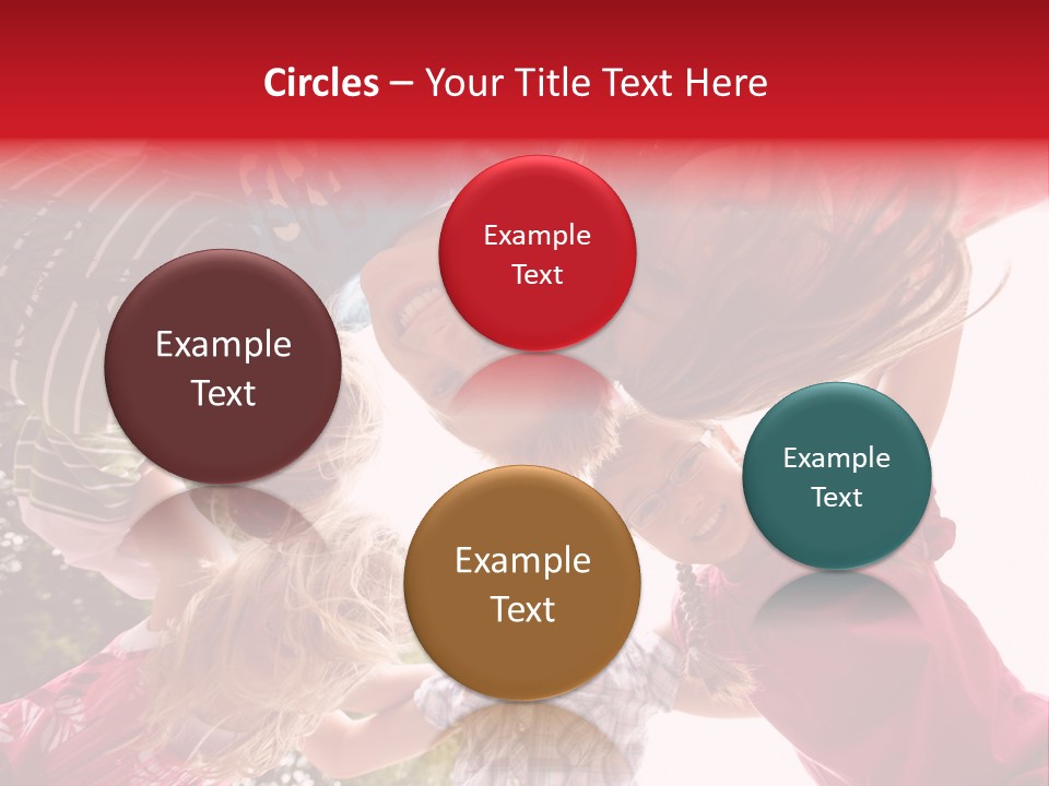 Lebensfroh Kopf Kind PowerPoint Template