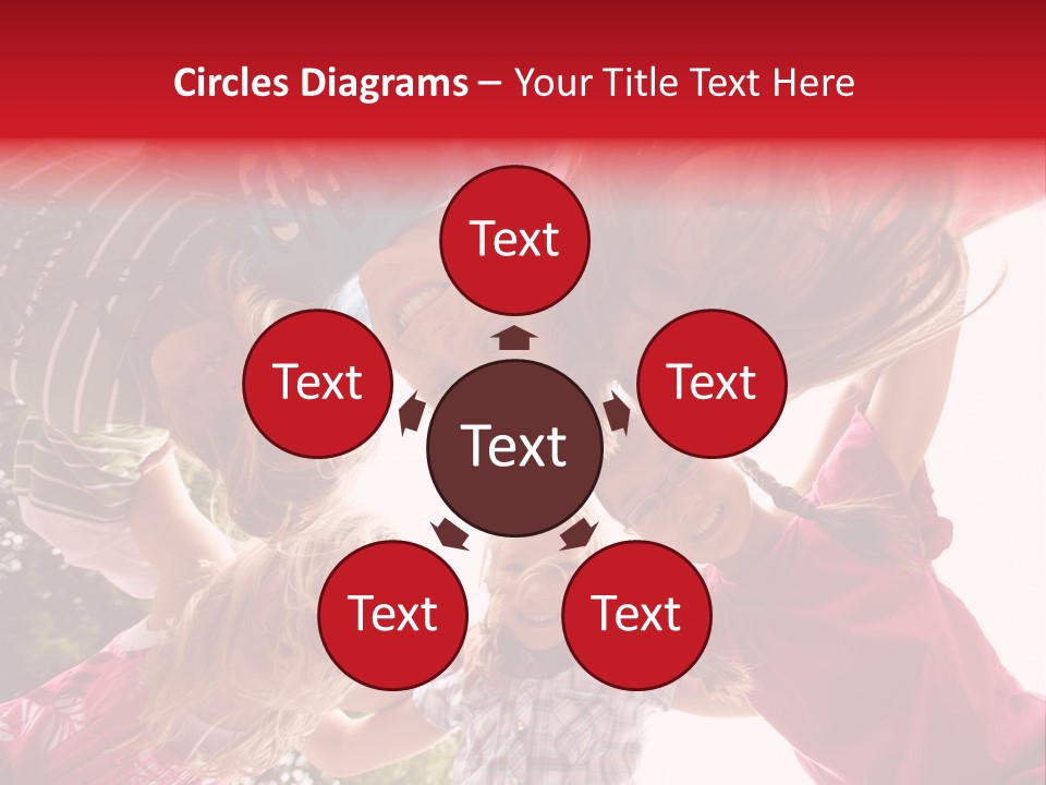 Lebensfroh Kopf Kind PowerPoint Template