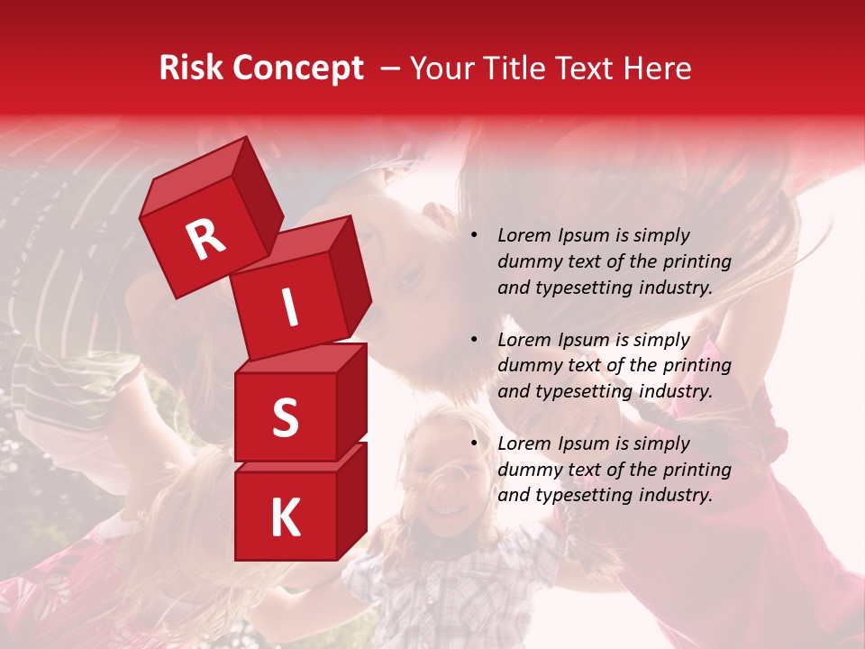 Lebensfroh Kopf Kind PowerPoint Template