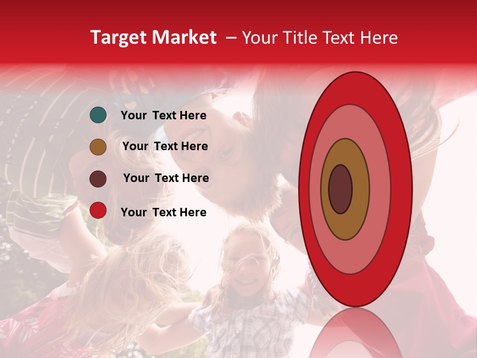 Lebensfroh Kopf Kind PowerPoint Template