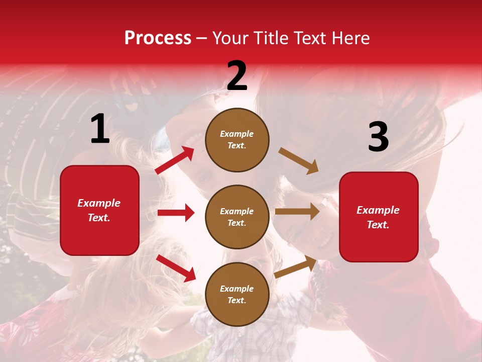 Lebensfroh Kopf Kind PowerPoint Template