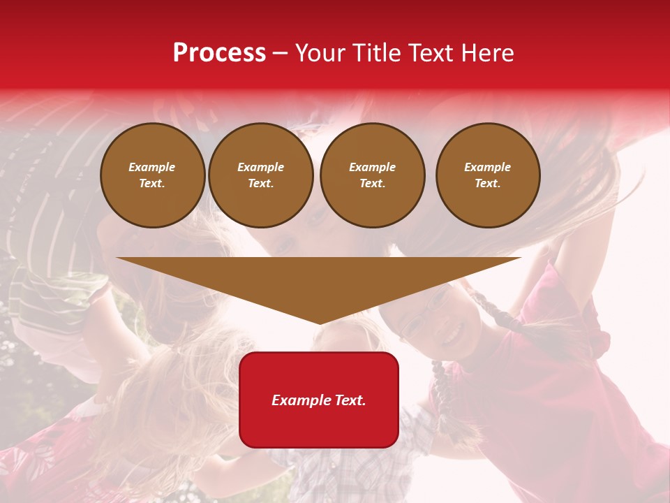 Lebensfroh Kopf Kind PowerPoint Template