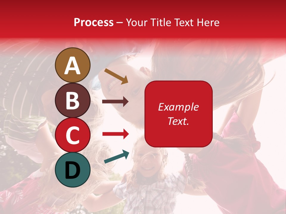 Lebensfroh Kopf Kind PowerPoint Template