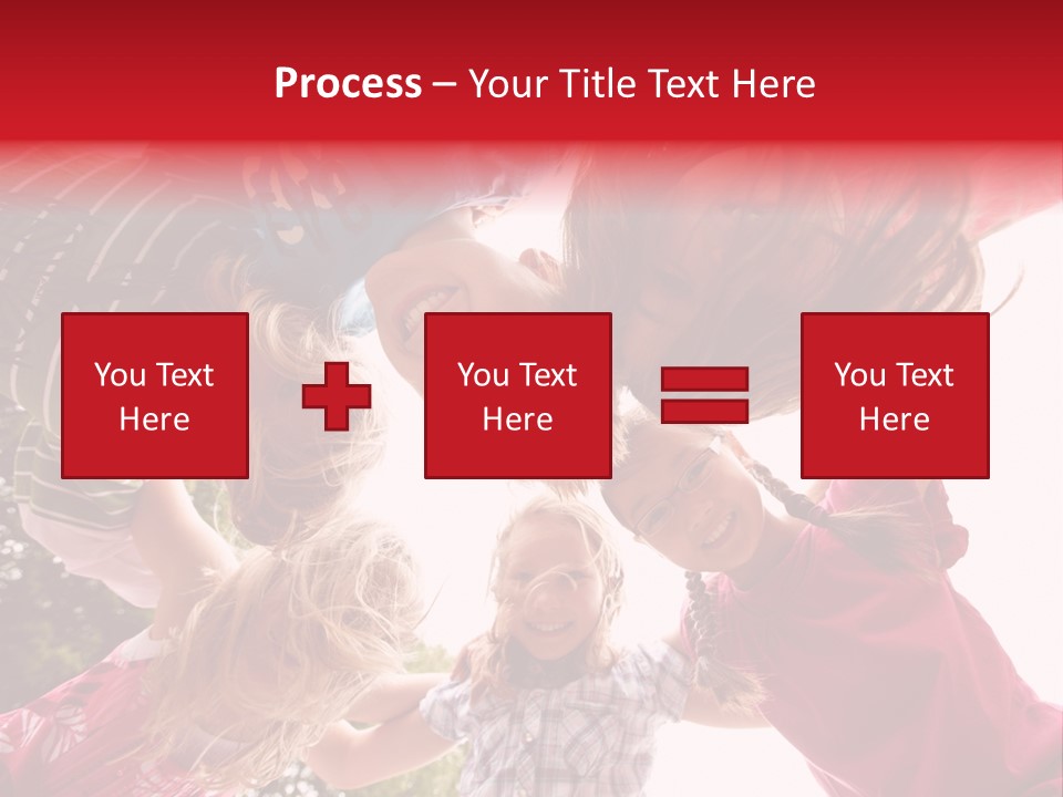 Lebensfroh Kopf Kind PowerPoint Template