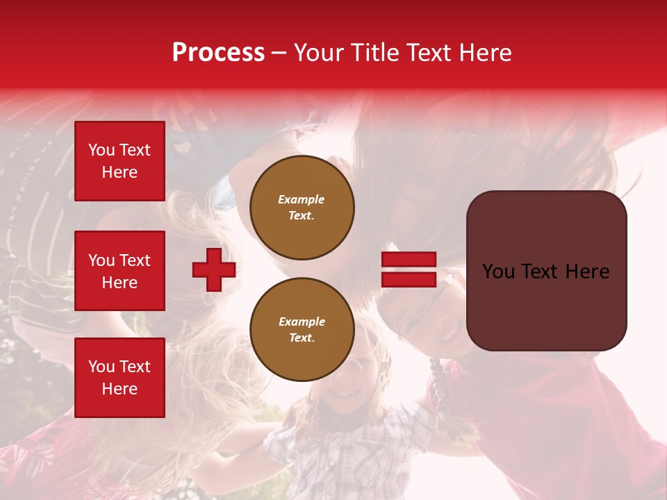 Lebensfroh Kopf Kind PowerPoint Template