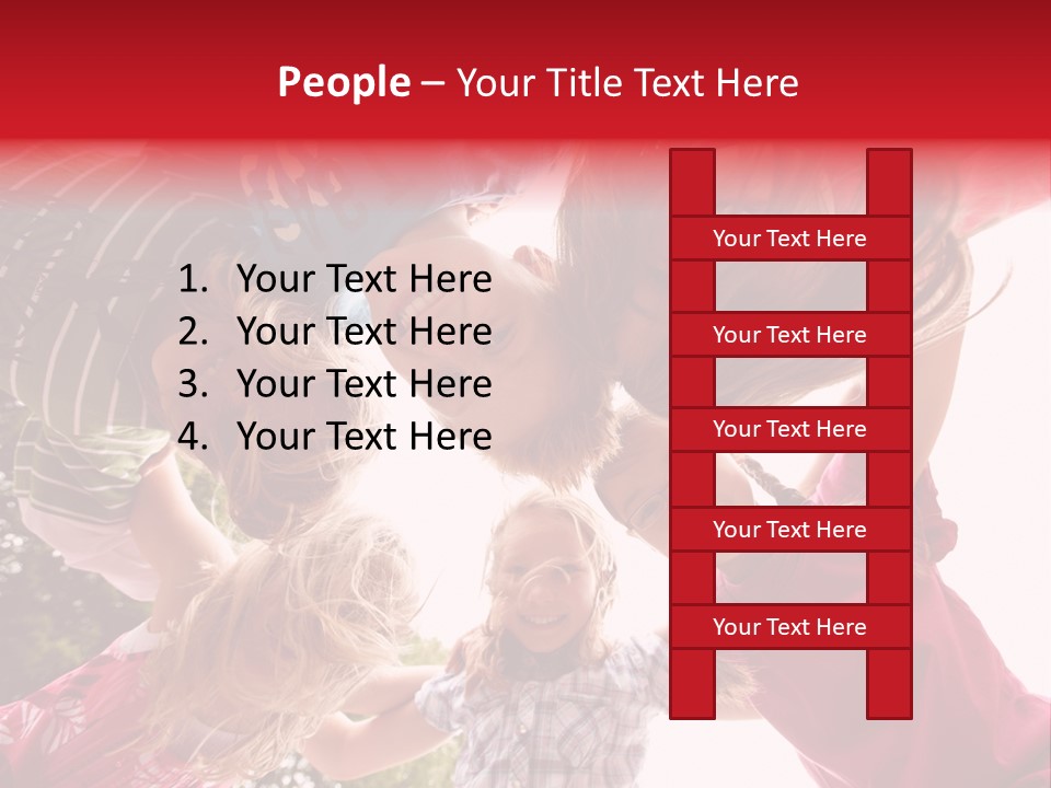 Lebensfroh Kopf Kind PowerPoint Template