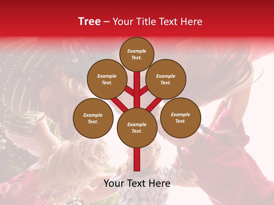 Lebensfroh Kopf Kind PowerPoint Template