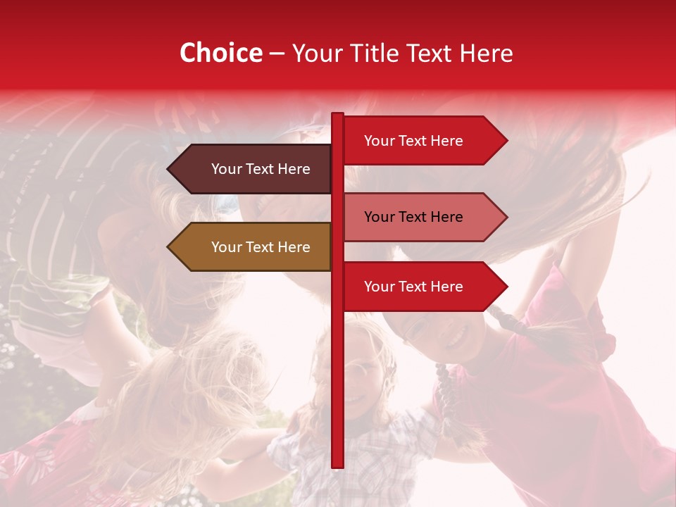 Lebensfroh Kopf Kind PowerPoint Template