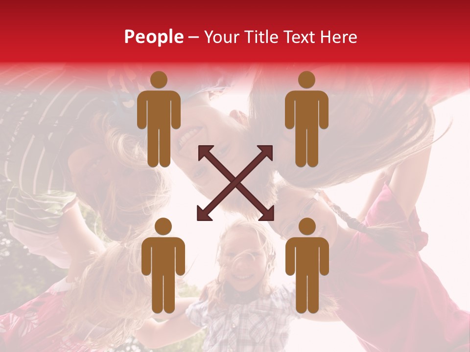 Lebensfroh Kopf Kind PowerPoint Template