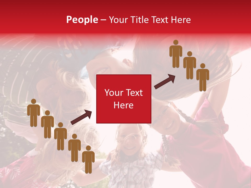 Lebensfroh Kopf Kind PowerPoint Template