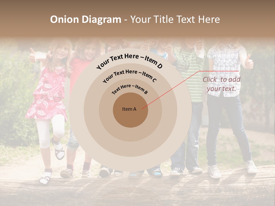 Schulfreunde Baum Grundschule PowerPoint Template