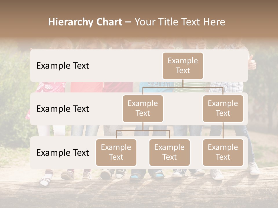 Schulfreunde Baum Grundschule PowerPoint Template