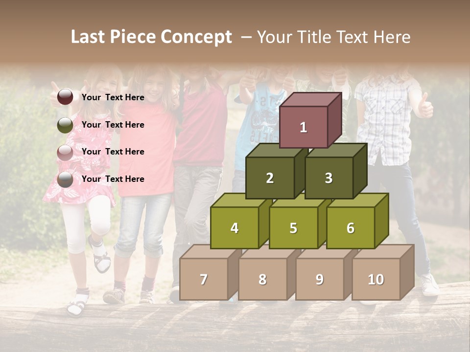 Schulfreunde Baum Grundschule PowerPoint Template