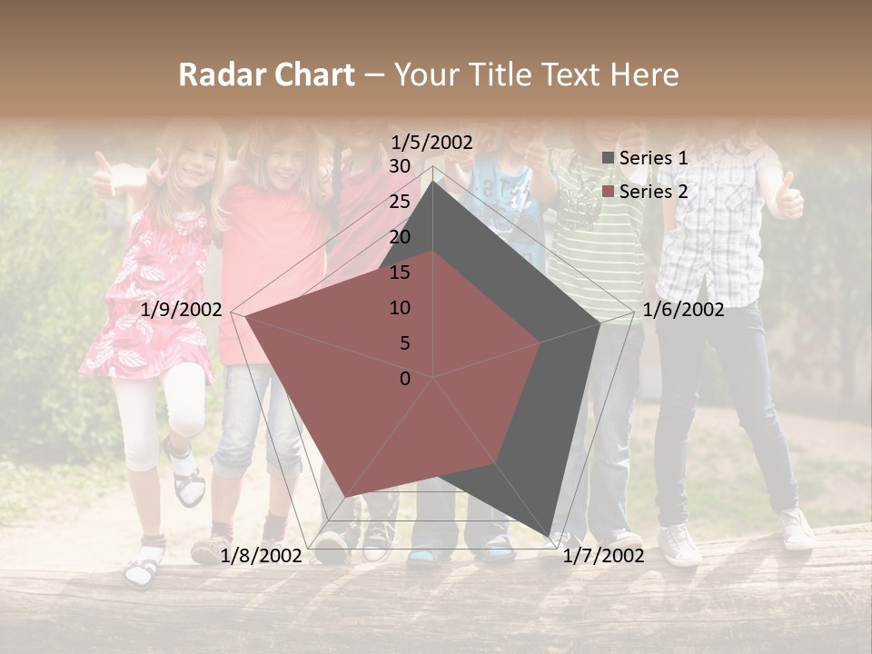 Schulfreunde Baum Grundschule PowerPoint Template
