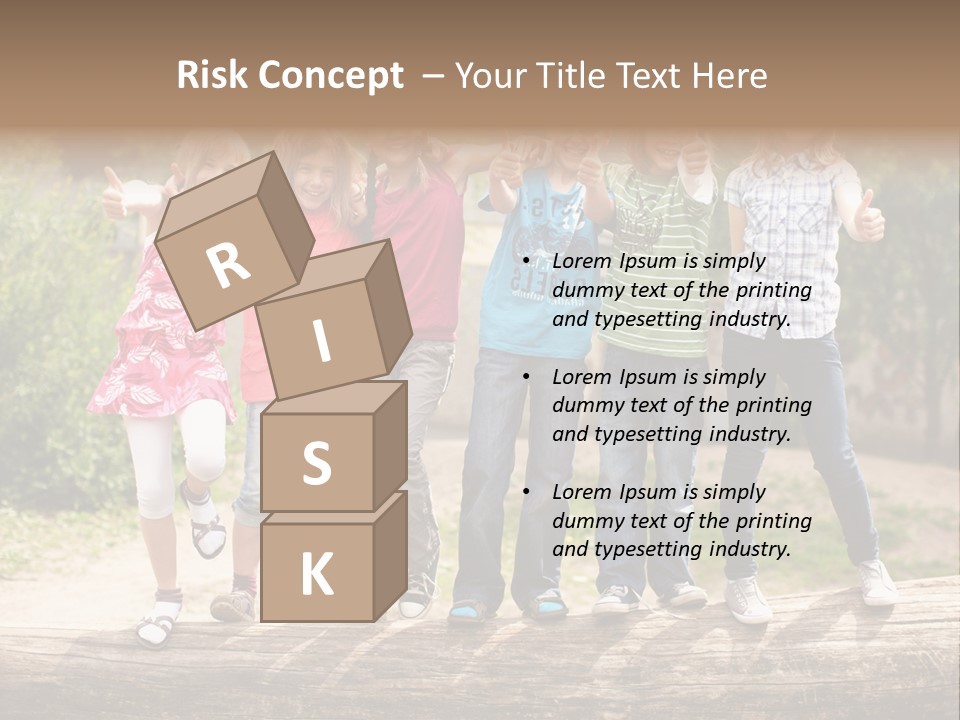 Schulfreunde Baum Grundschule PowerPoint Template