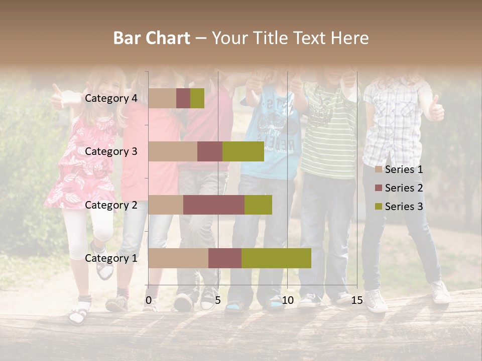 Schulfreunde Baum Grundschule PowerPoint Template