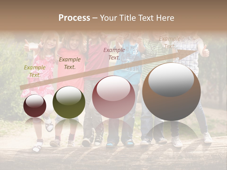 Schulfreunde Baum Grundschule PowerPoint Template