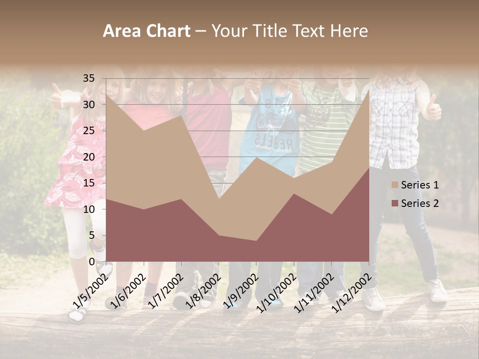 Schulfreunde Baum Grundschule PowerPoint Template