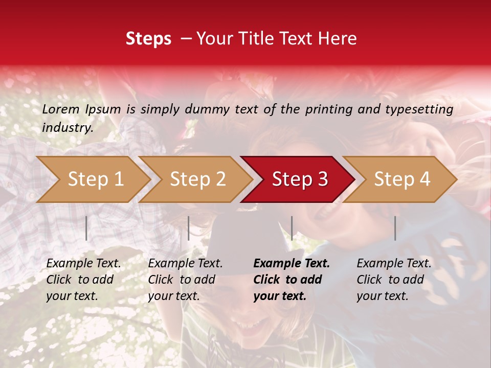 Vertrauen Schulfreunde Spa PowerPoint Template