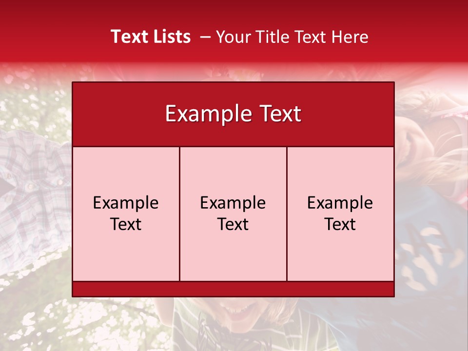 Vertrauen Schulfreunde Spa PowerPoint Template