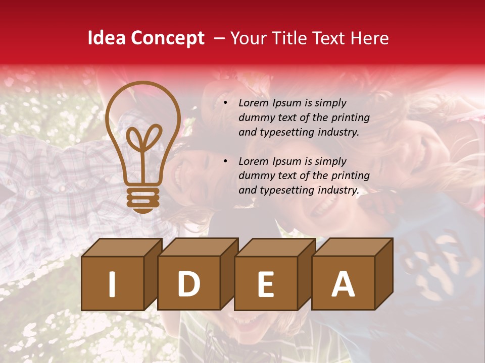 Vertrauen Schulfreunde Spa PowerPoint Template