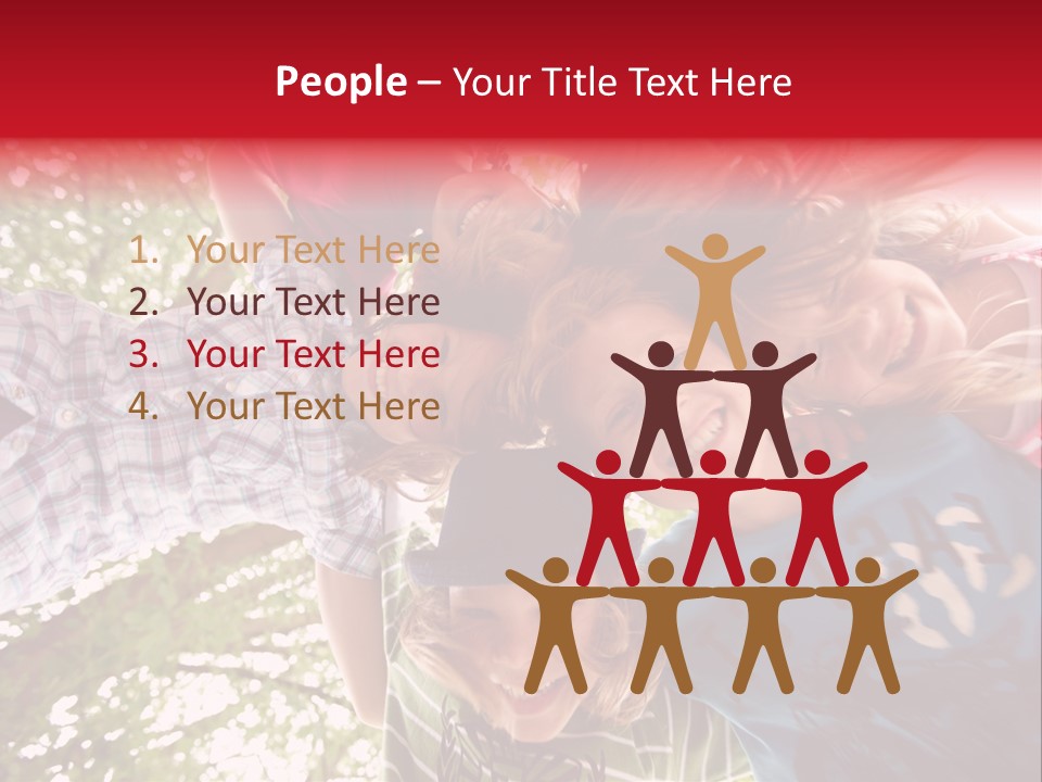 Vertrauen Schulfreunde Spa PowerPoint Template