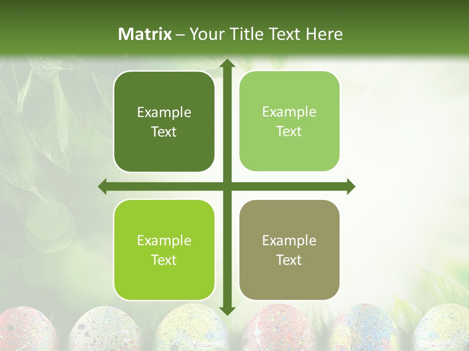 Background Easter Sunlight Rays PowerPoint Template