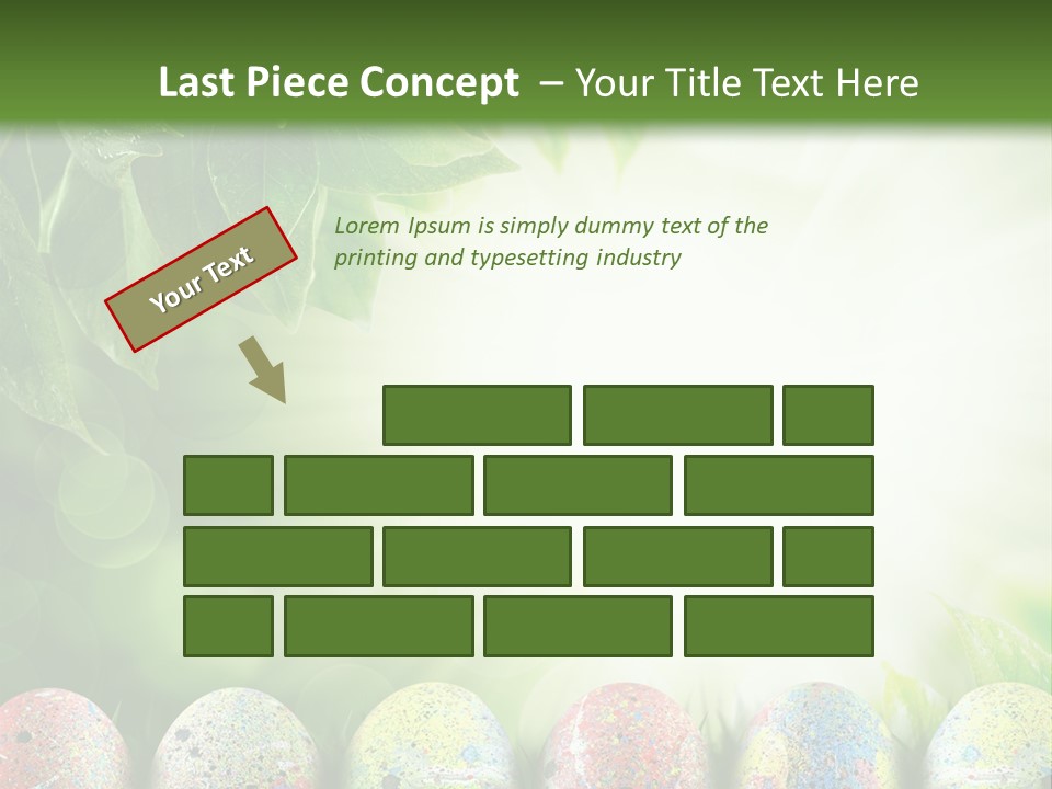 Background Easter Sunlight Rays PowerPoint Template