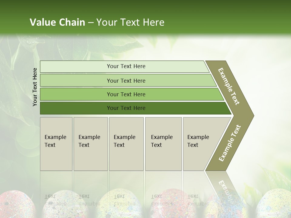 Background Easter Sunlight Rays PowerPoint Template