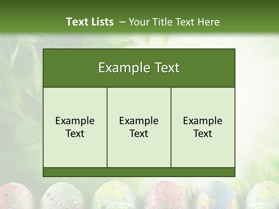 Background Easter Sunlight Rays PowerPoint Template