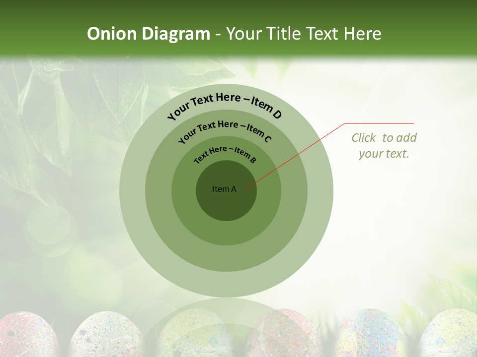 Background Easter Sunlight Rays PowerPoint Template