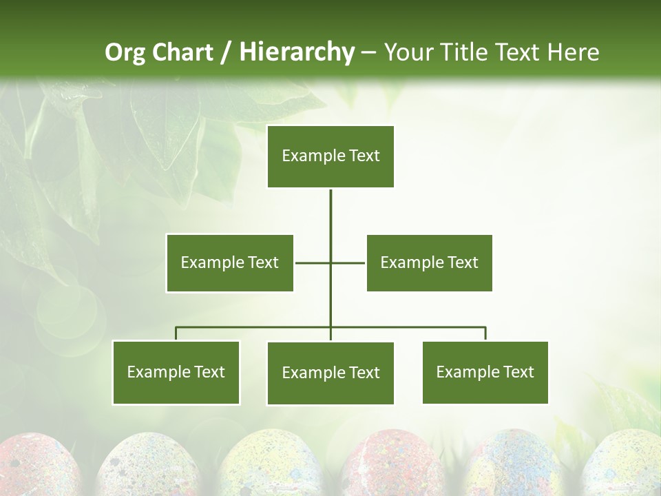 Background Easter Sunlight Rays PowerPoint Template