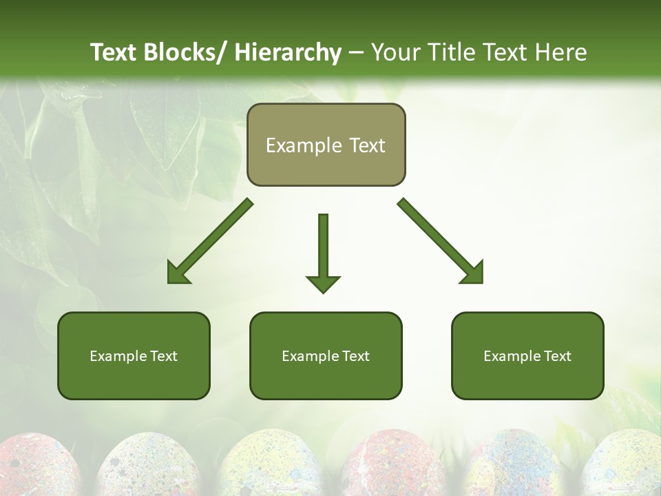 Background Easter Sunlight Rays PowerPoint Template