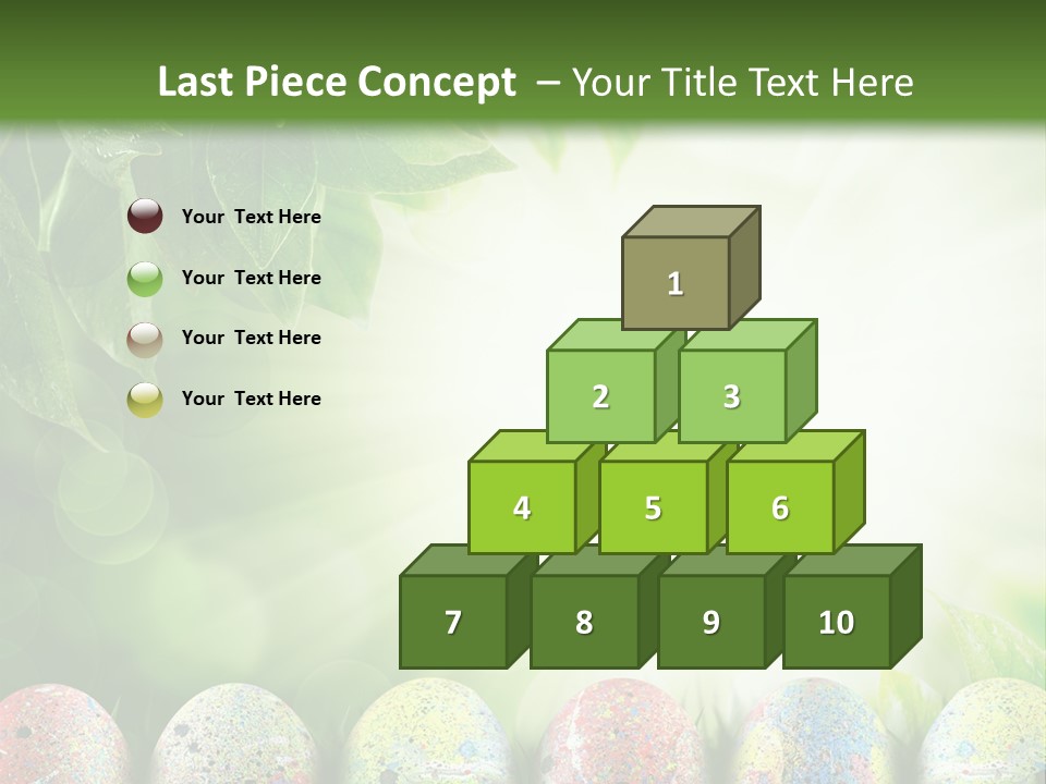 Background Easter Sunlight Rays PowerPoint Template